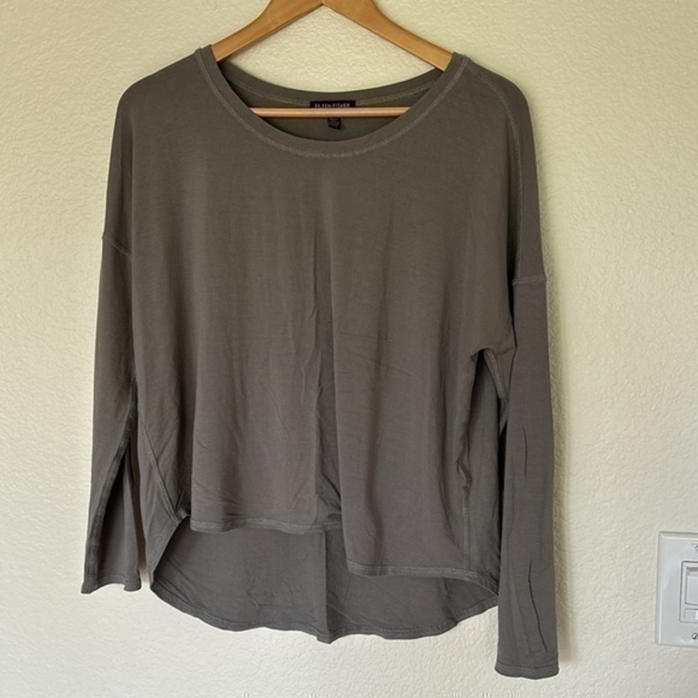 Eileen Fisher medium T-shirt,  long sleeve loose viscose